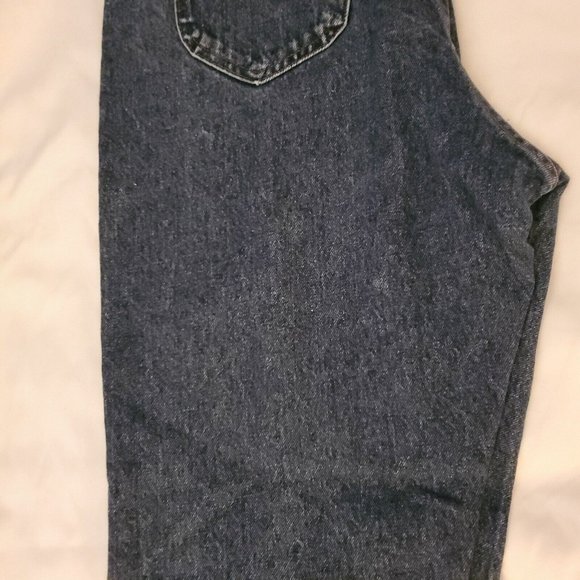 Lee Womens Blue 5 Pocket High Waist Tapered Leg Cotton Denim Original Jeans 14 M - Picture 5 of 12